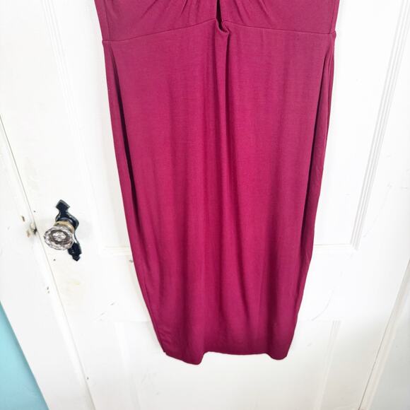 Anthropologie Bailey 44 Knotted Cutout Fitted Bodycon Strerchy Dress Size Medium - Picture 8 of 16